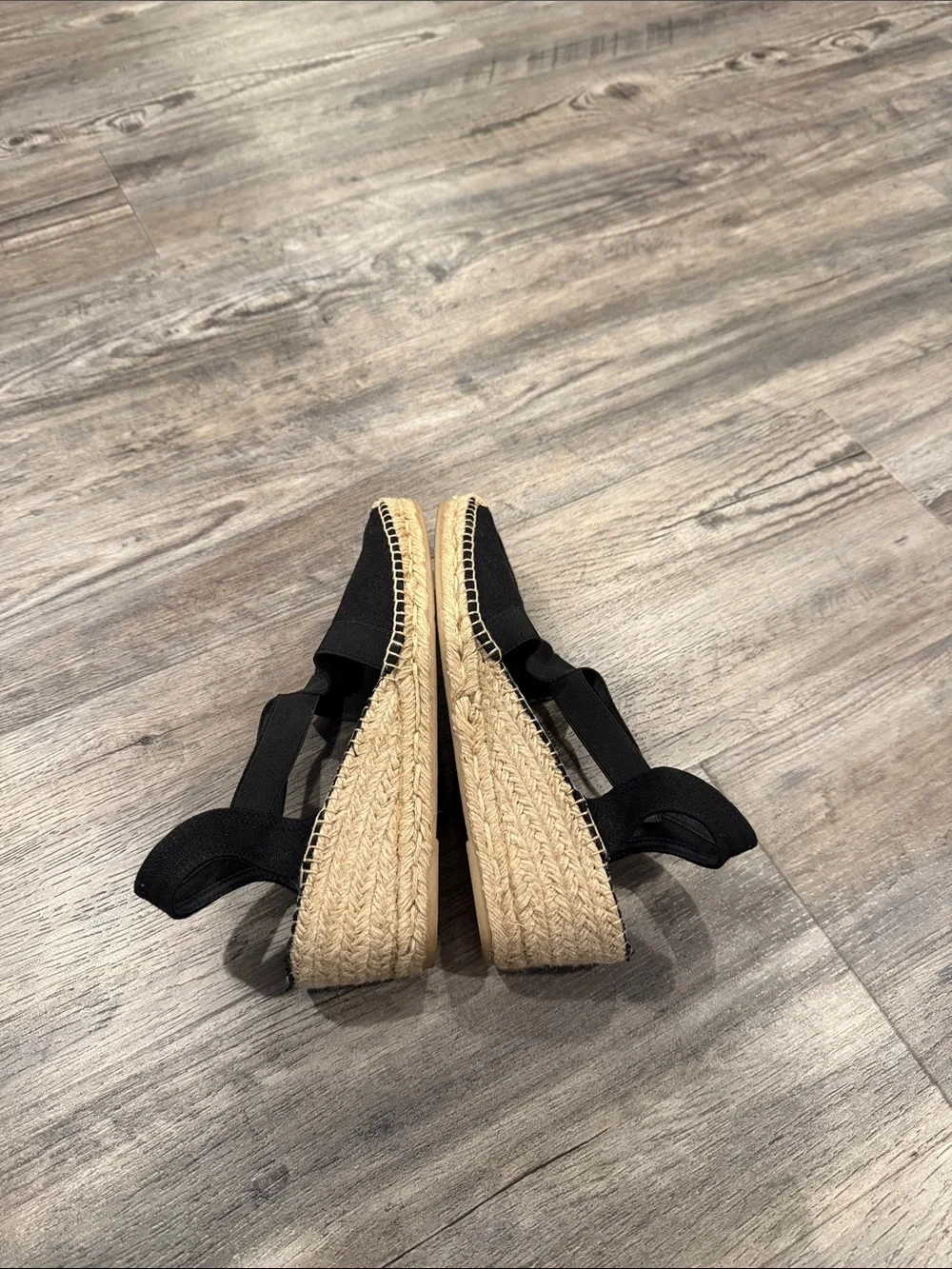 Tony Pons Ter Slingback Espadrille Sandals Shoes Black sz 40 US 10
